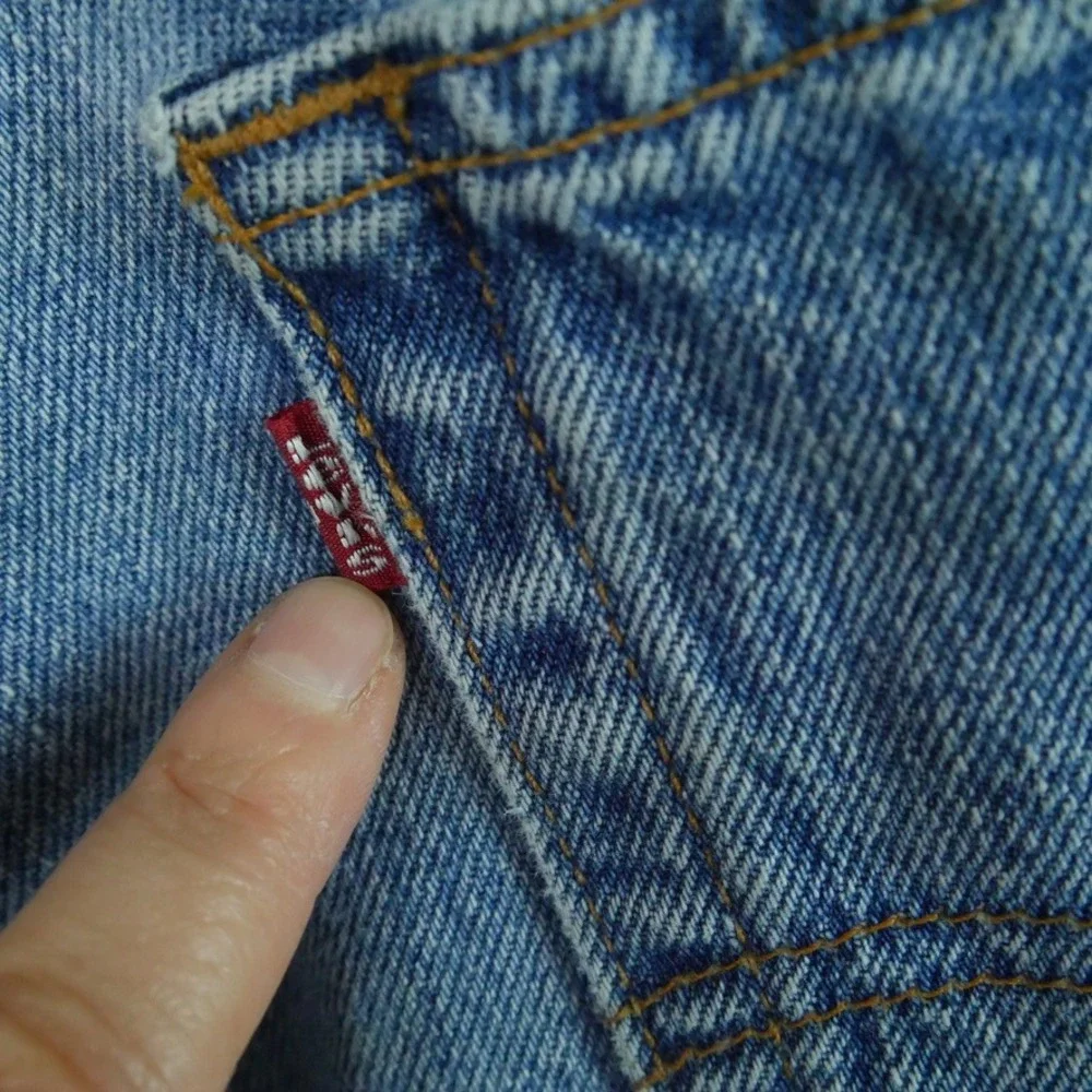 Vintage 90s Levis 569 Loose Straight Jeans Mens 36x32 Blue Denim 35 x 34 Actual
